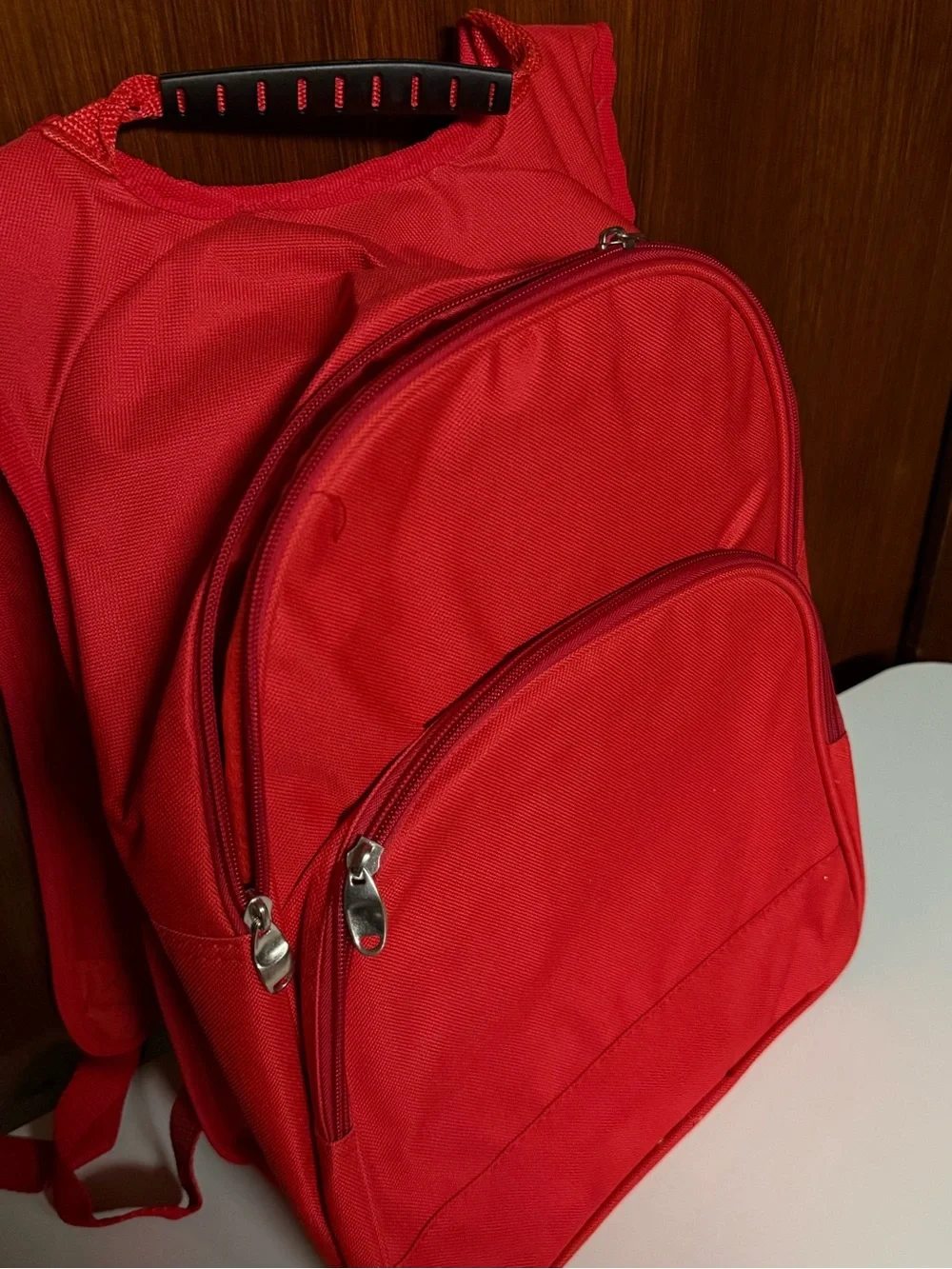 Celebrating Home Red Backpack - Lightweight Everyday Bag